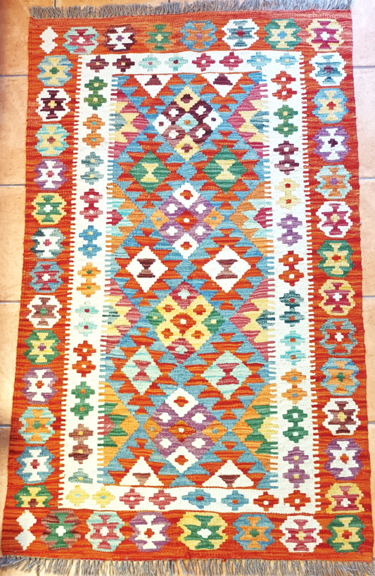 Chobi kilim gyapjúszőnyeg 11 (92x152cm)