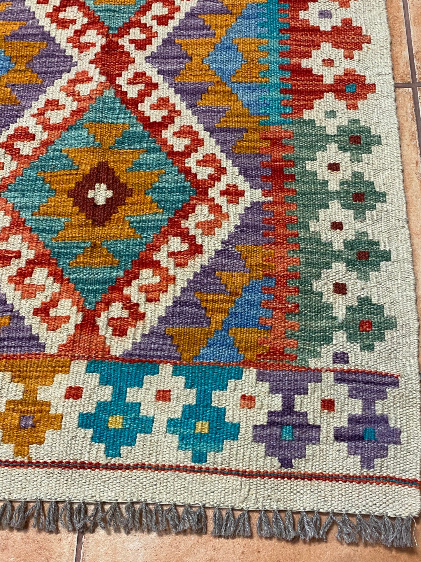 Chobi kilim gyapjú szőnyeg 6 (65x96cm)