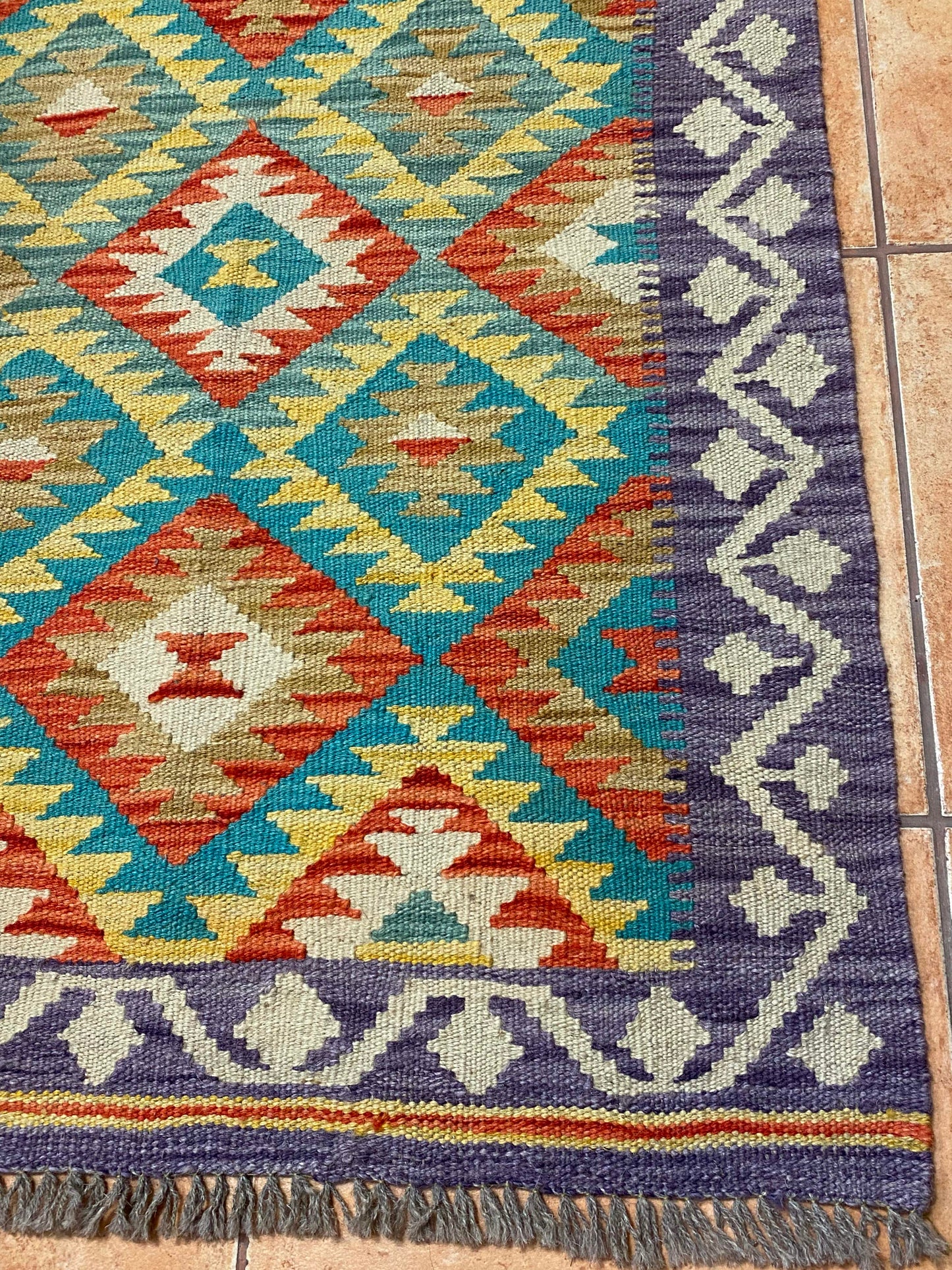 Chobi kilim gyapjúszőnyeg 10  (74x142cm)