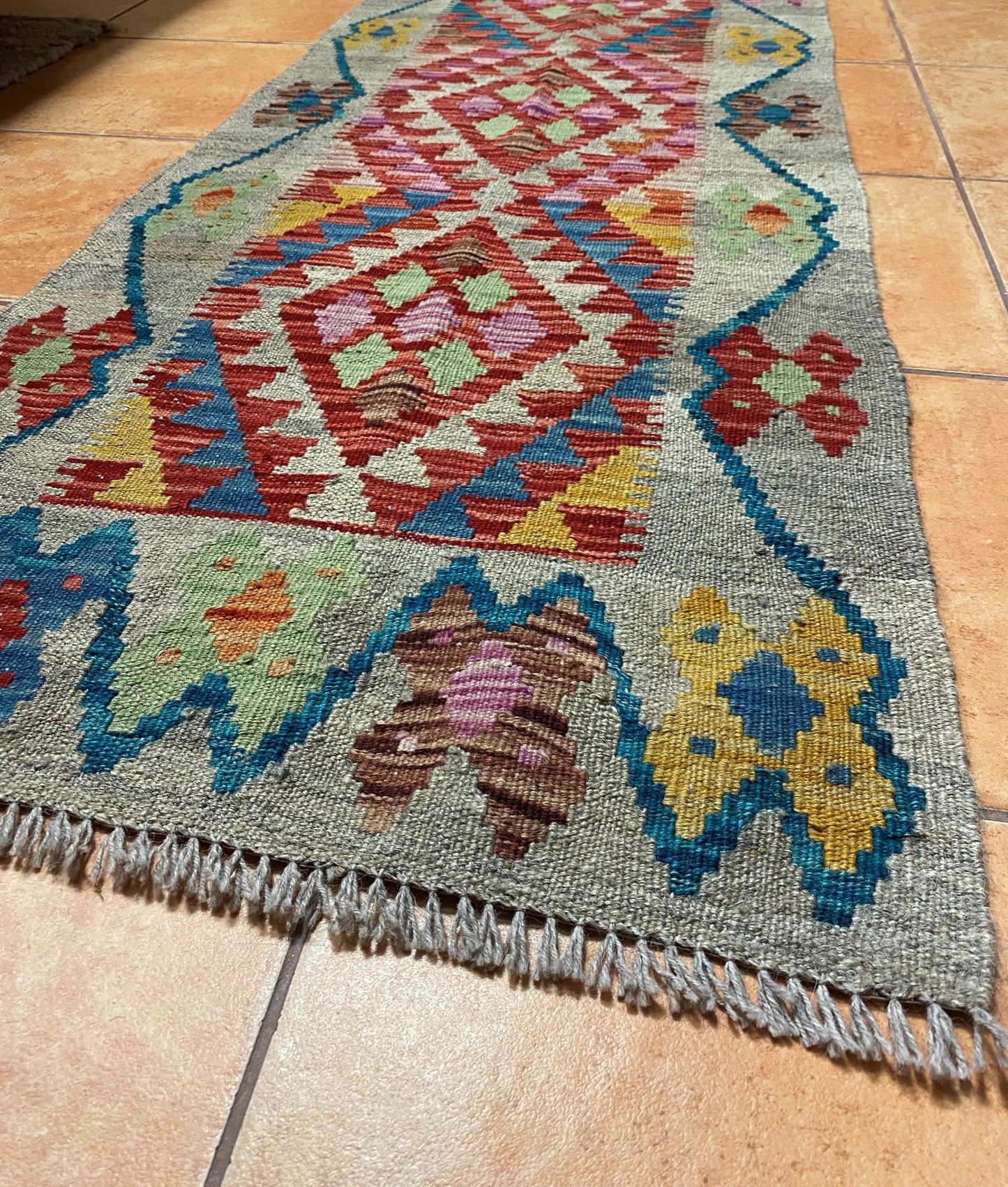 Chobi kilim gyapjúszőnyeg 15 (60x198cm)