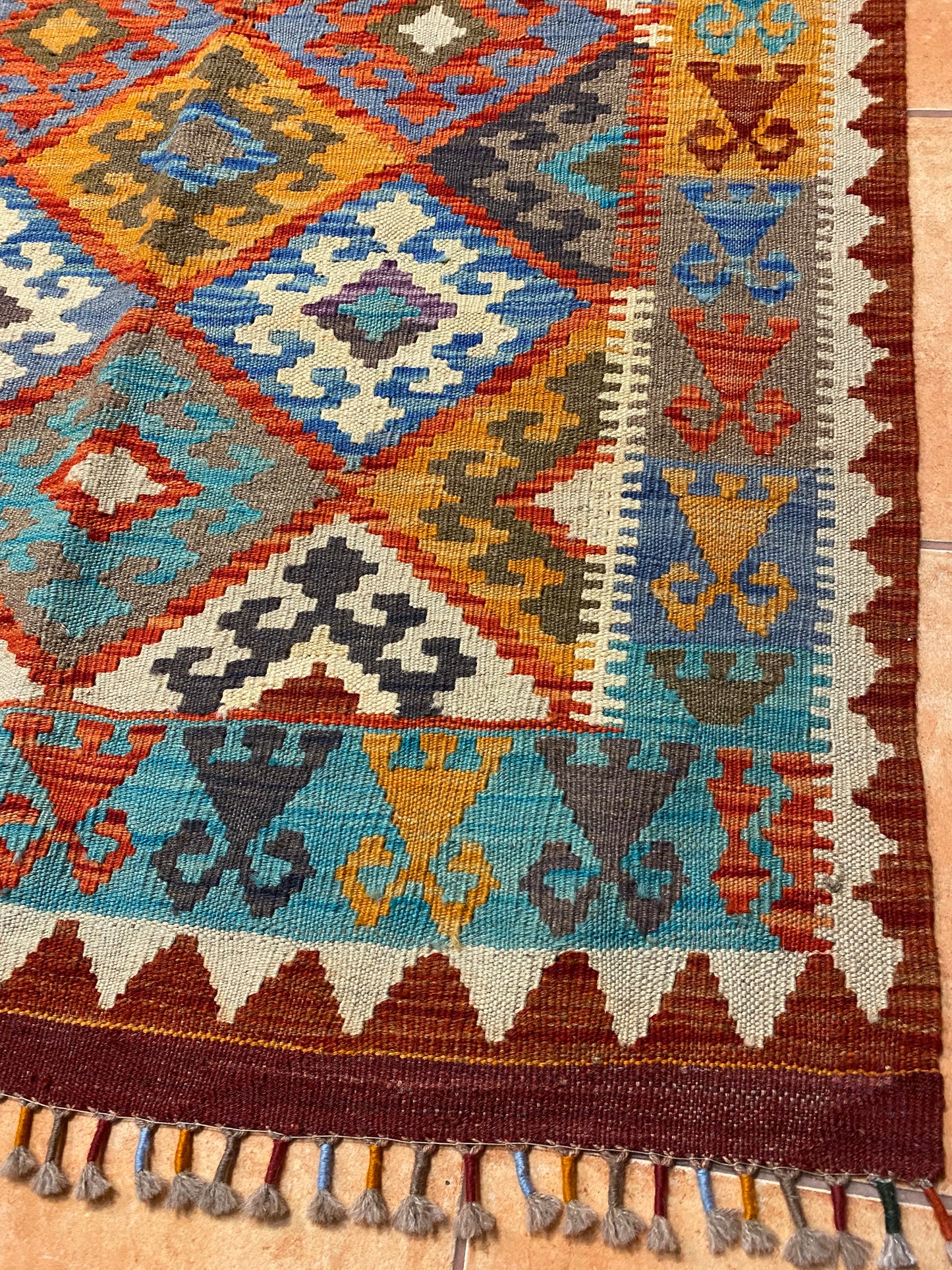 Chobi kilim gyapjúszőnyeg 17 (103x210cm)