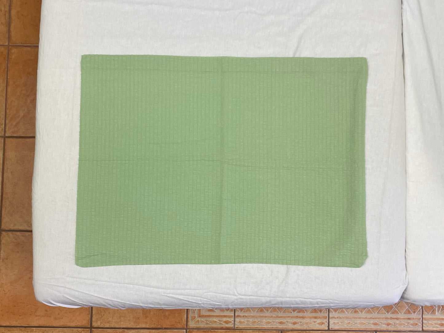 Pamut krepp  párnahuzat 50x70cm menta