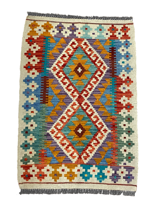 Chobi kilim gyapjú szőnyeg 6 (65x96cm)